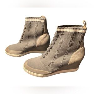 Paolo Gray and Silver Ankle Boots with Modern Design